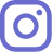 Logo do Instagram roxa