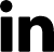 Logo do Linkedin preto