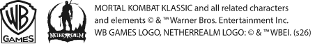 Logos e Direitos Legais Warner Bros - NetherRealm