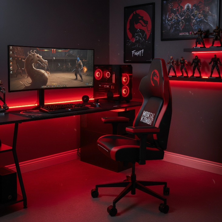 Cadeira CORE Smart MORTAL KOMBAT EDITION em ambiente