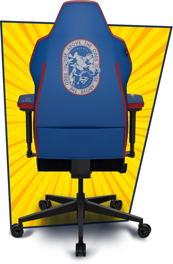 Encosto da Cadeira Core Smart Superman Edition com fundo animado