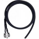Kit Cabo PX50 5,5M com Conector UHF Macho B-3001 Preto AQUÁRIO