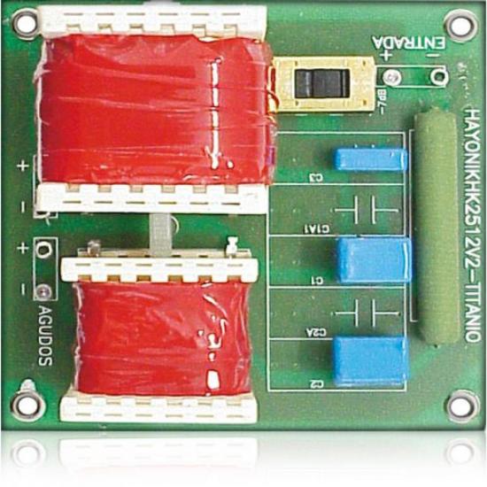Divisor de Frequência 2V 12DB 250W TITANI HAYONIK Divisor de Frequência 2V 12DB 250W TITANI HAYONIK