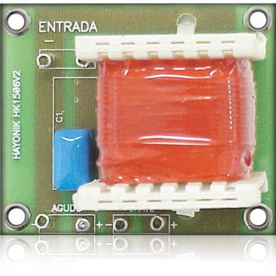 Divisor de Frequência 2 Vias 6DB 250W HAYONIK Divisor de Frequência 2 Vias 6DB 250W HAYONIK