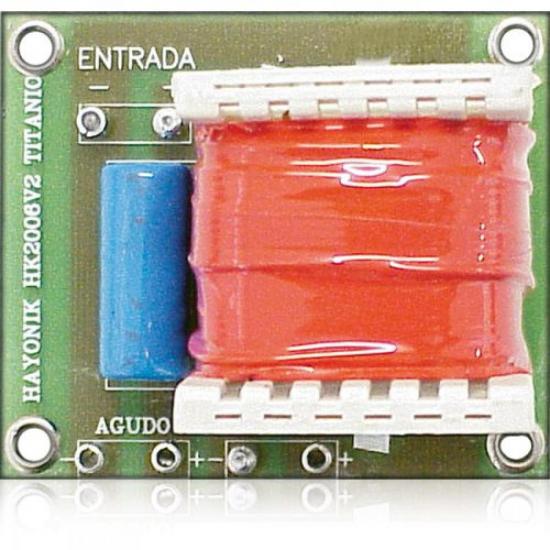 Divisor de Frequência 2 Vias 6DB 250W TITANI HAYONIK Divisor de Frequência 2 Vias 6DB 250W TITANI HAYONIK