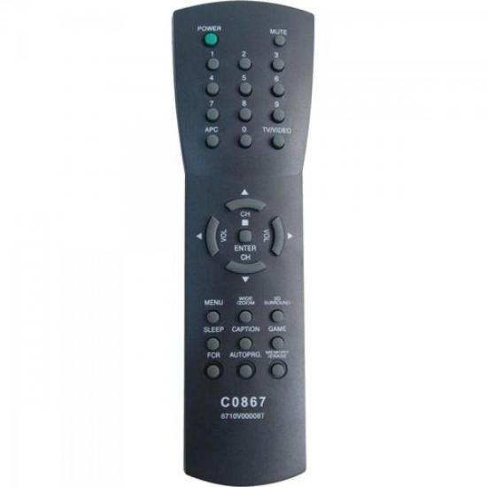 Controle Remoto para TV LG 14B85/86/14J52/14K40/14K85 GENÉRICO Controle Remoto para TV LG 14B85/86/14J52/14K40/14K85 GENÉRICO