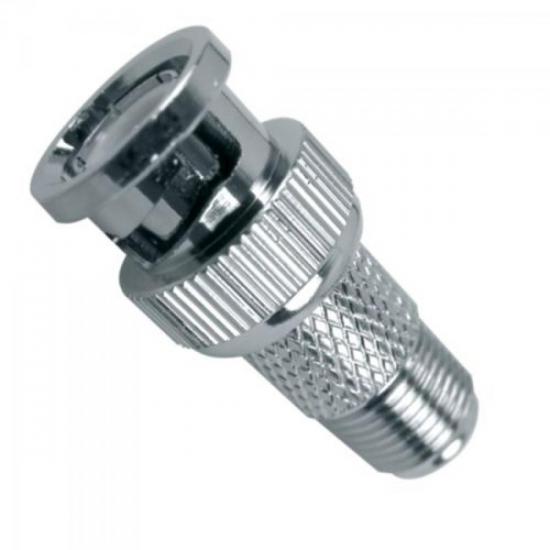 Conector BNC Macho p/ F Fêmea Longo GENÉRICO Conector BNC Macho p/ F Fêmea Longo GENÉRICO