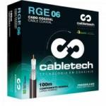 Cabo Coaxial RG6 60 BR RL CABLETECH