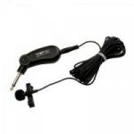 Microfone de Eletreto Ominidirecional Com Fio Lapela EM1 Preto YOGA