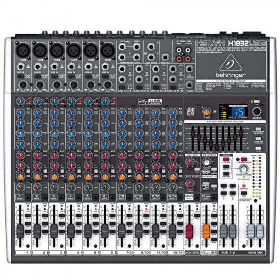 Mesa de Som 18 Canais Xenyx X1832USB BEHRINGER Mesa de Som 18 Canais Xenyx X1832USB BEHRINGER