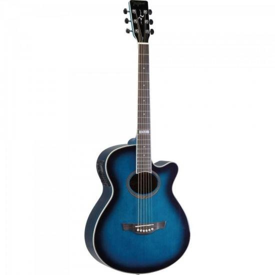 Violão Eletroacústico Aço Azul Dallas Tuner TAGIMA Violão Eletroacústico Aço Azul Dallas Tuner TAGIMA