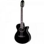 Violão Elétrico Nylon Preto Vegas Tuner TAGIMA