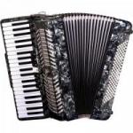Acordeon 120 Baixos EGA07120 Preto Perolado EAGLE