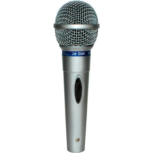 Microfone Leson MC-200 Dinâmico Cardióide Prata