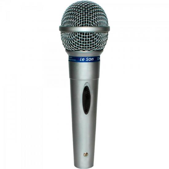 Microfone Leson MC-200 Dinâmico Cardióide Prata