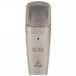 Microfone Condensador C1U USB Prata BEHRINGER