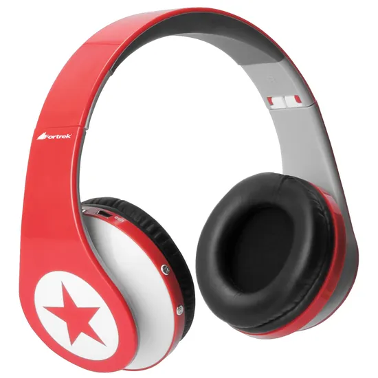 Fone de Ouvido HP-902RD Vermelho FORTREK