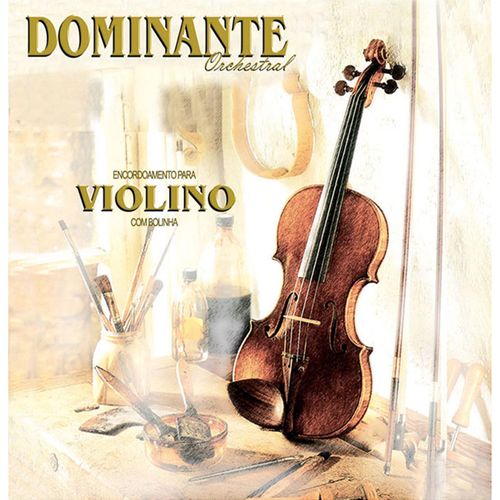 Encordoamento Para Violino 4/4 Aço Inox DOMINANTE