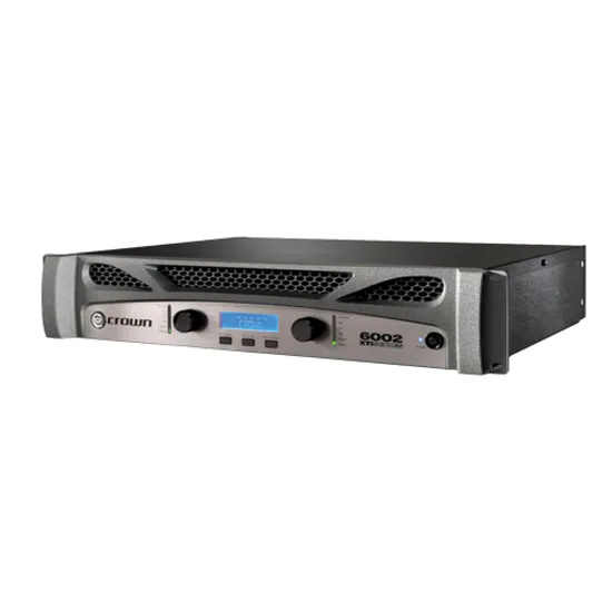 Amplificador Crown GXTI6002 6000W 2R