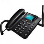 Telefone Celular de Mesa Quadriband CA40 Preto AQUÁRIO