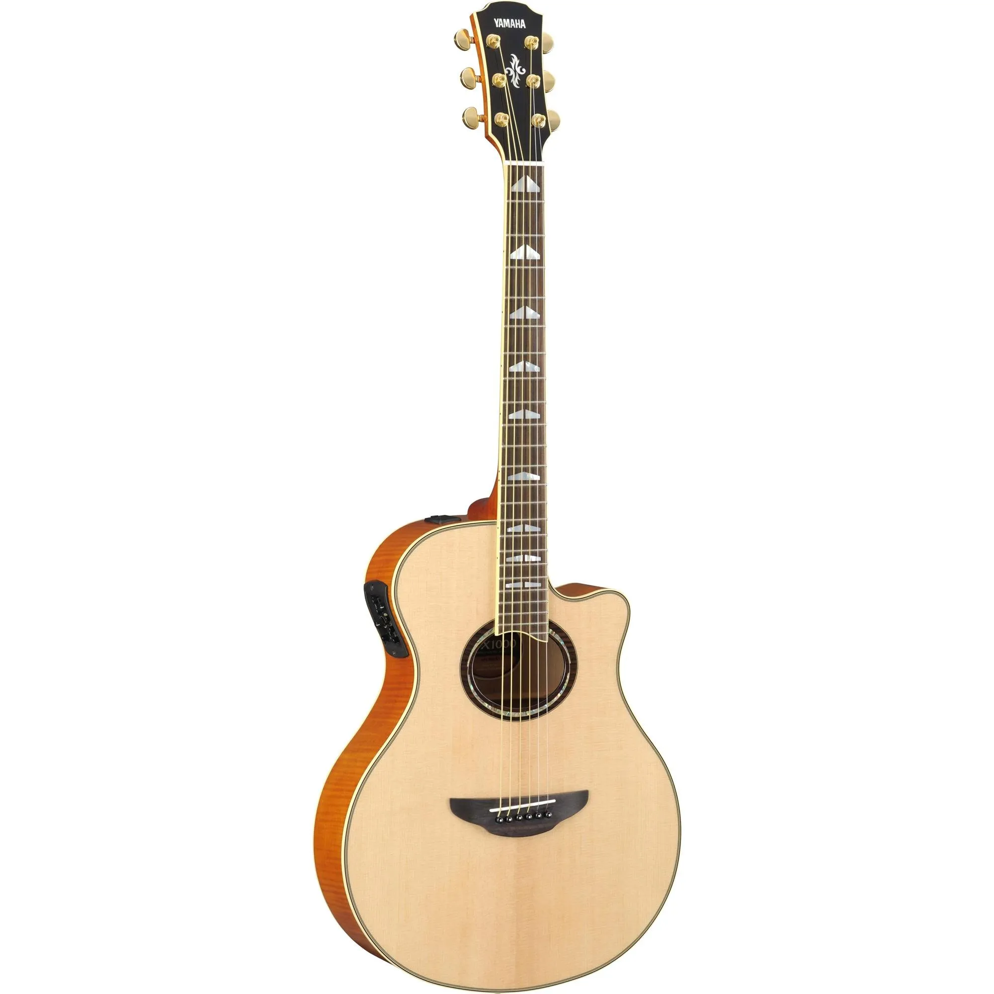 Yamaha APX1000 アコースティックギター Violão Yamaha APX1000 Eletroacústico Aço Natural - Hayamax