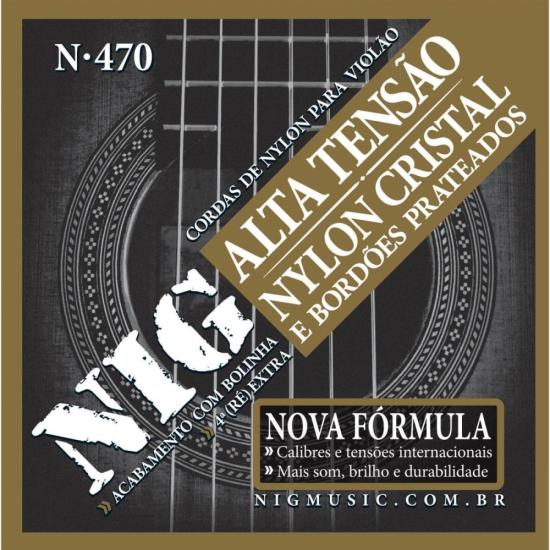 Encordoamento Para Violão Nylon .029 N470 NIG