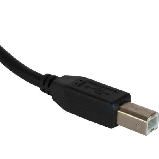 Cabo de Dados USB 2.0 A Macho + B Macho Fortrek SBI-101 1,8m FK 403C