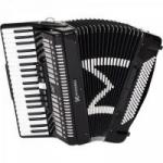 Acordeon 120 Baixos ACM12007 Preto Sólido MICHAEL