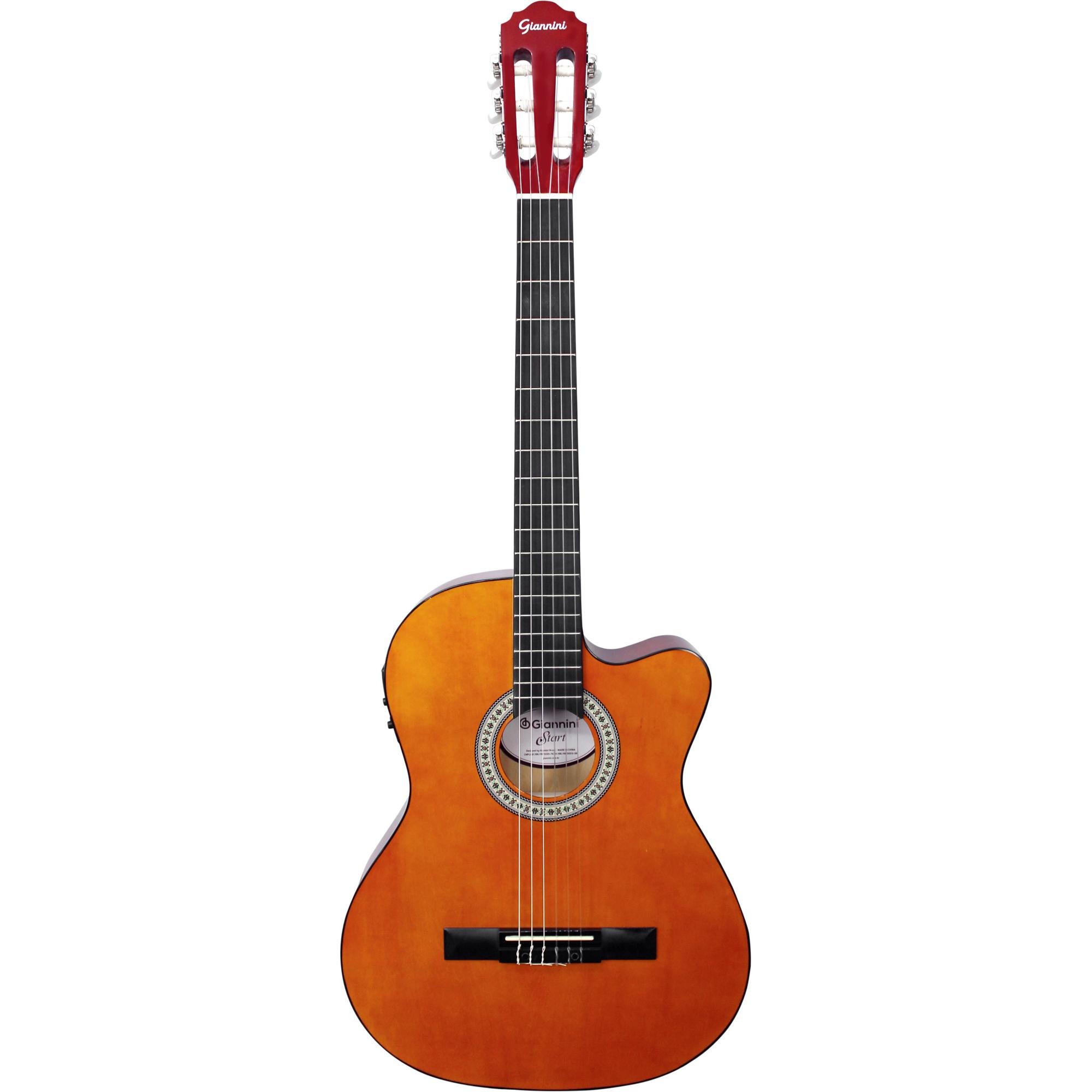 Violão Giannini Start NF14 CEQ Eletroacústico Nylon Natural