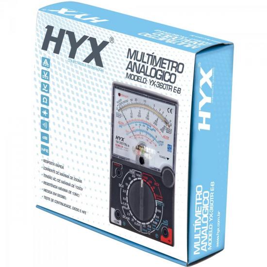 Multímetro Analógico YX360TR E-B Preto HYX 