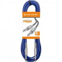 Cabo para Instrumentos P10 X P10 5m PLAYER Azul HAYONIK