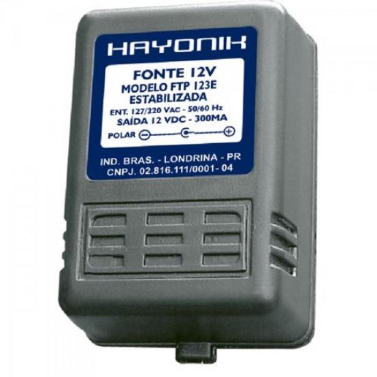 Fonte para Mini Câmera FTP-125E 12VDC 500mA HAYONIK Fonte para Mini Câmera FTP-125E 12VDC 500mA HAYONIK