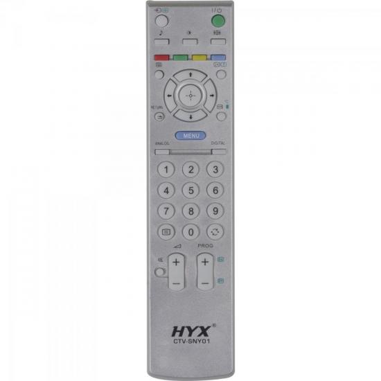 Controle Remoto Para TV Sony CTV-SNY01 Prata HYX