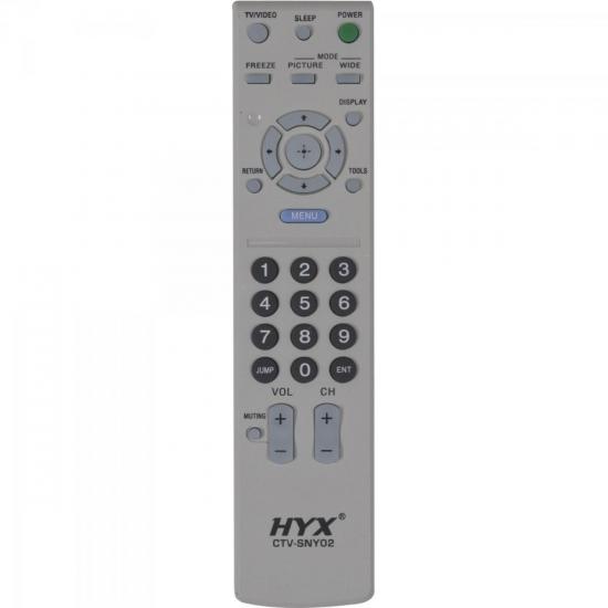 Controle Remoto Para TV Sony CTV-SNY02 Prata HYX
