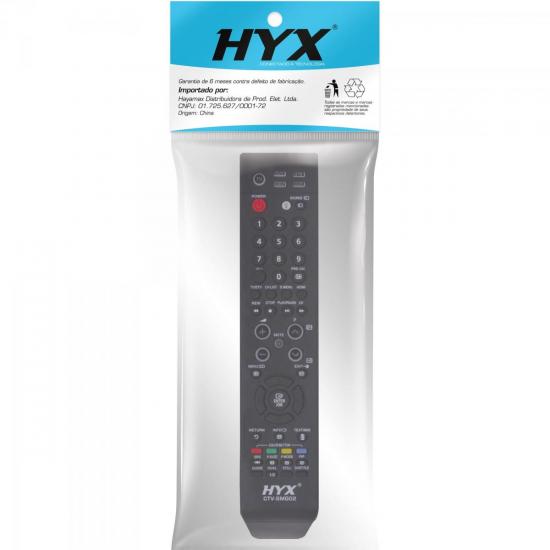 Controle Remoto para TV SAMSUNG CTV-SMG02 Preto HYX 
