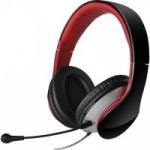 Headset com Alça e Microfone Dobrável e Removível K830 Preto e Vermelho EDIFIER
