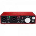 Interface de Áudio SCARLETT 2i2 Vermelha FOCUSRITE