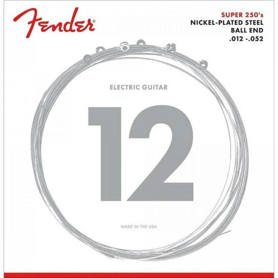 Encordoamento para Guitarra Aço 0.012 250H Niquelado FENDER Encordoamento para Guitarra Aço 0.012 250H Niquelado FENDER