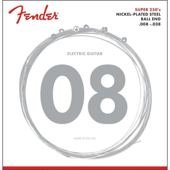 Encordoamento para Guitarra Aço 0.008 250XS Niquelado FENDER Encordoamento para Guitarra Aço 0.008 250XS Niquelado FENDER