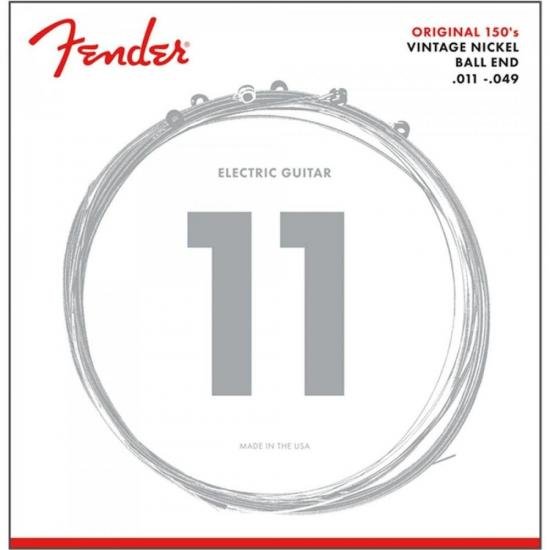 Encordoamento para Guitarra Aço 0.011 150M Niquelada FENDER Encordoamento para Guitarra Aço 0.011 150M Niquelada FENDER