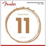 Encordoamento para Violão Aço 0.011 60CL Bronze Fosforoso FENDER