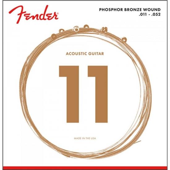 Encordoamento para Violão Aço 0.011 60CL Bronze Fosforoso FENDER Encordoamento para Violão Aço 0.011 60CL Bronze Fosforoso FENDER