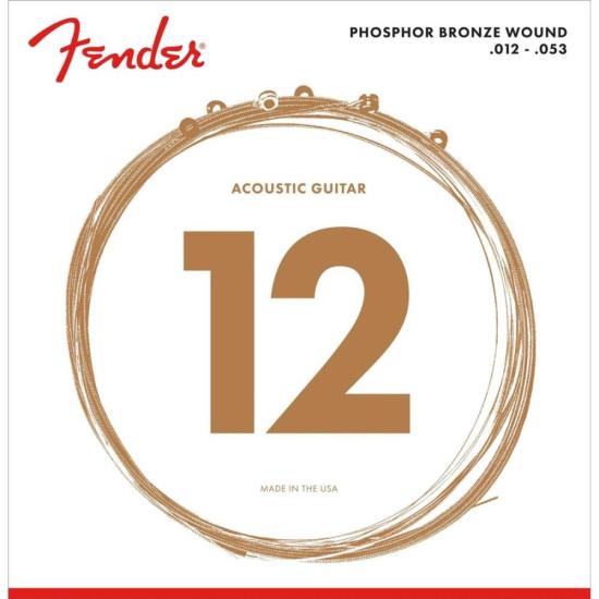 Encordoamento para Violão Aço 0.012 60L Bronze Fosforoso FENDER Encordoamento para Violão Aço 0.012 60L Bronze Fosforoso FENDER