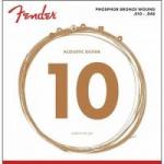Encordoamento para Violão Aço 0.010 60XL Bronze Fosforoso FENDER