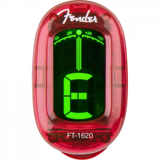 Afinador Cromático California Series FT-1620 Vermelho FENDER Afinador Cromático California Series FT-1620 Vermelho FENDER