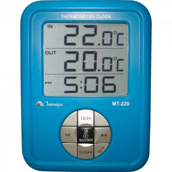 Termômetro MT220 Azul MINIPA Termômetro MT220 Azul MINIPA