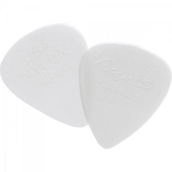 Palheta Nylon Pick 0.46 Extra Fina White FENDER Palheta Nylon Pick 0.46 Extra Fina White FENDER