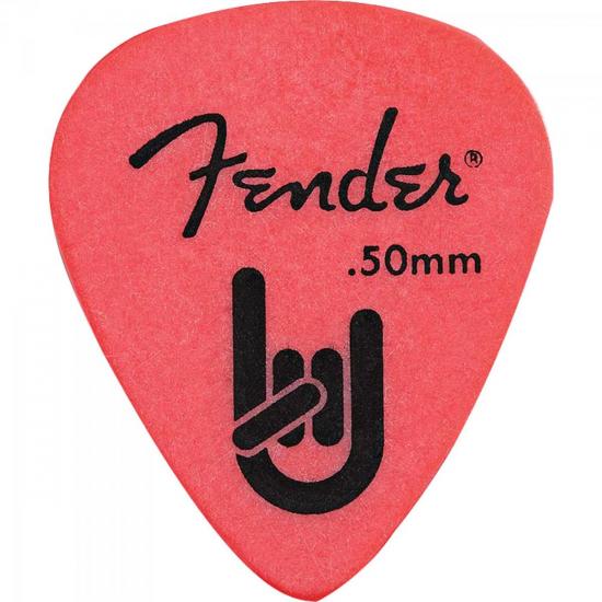 Palheta Rock-On Touring Pick 0.50 Thin Red FENDER Palheta Rock-On Touring Pick 0.50 Thin Red FENDER