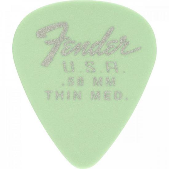 Palheta Rock-On Touring Pick 0.60 Thin Medium Orange FENDER Palheta Rock-On Touring Pick 0.60 Thin Medium Orange FENDER