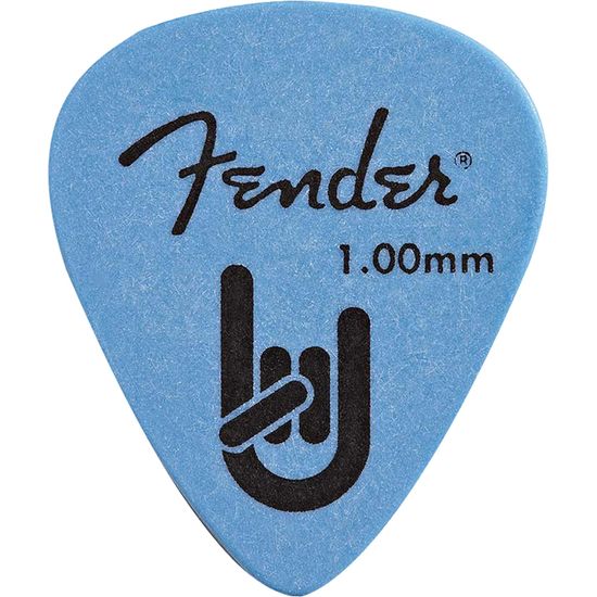 Palheta Rock-On Touring Pick 1.00 Heavy Blue FENDER Palheta Rock-On Touring Pick 1.00 Heavy Blue FENDER
